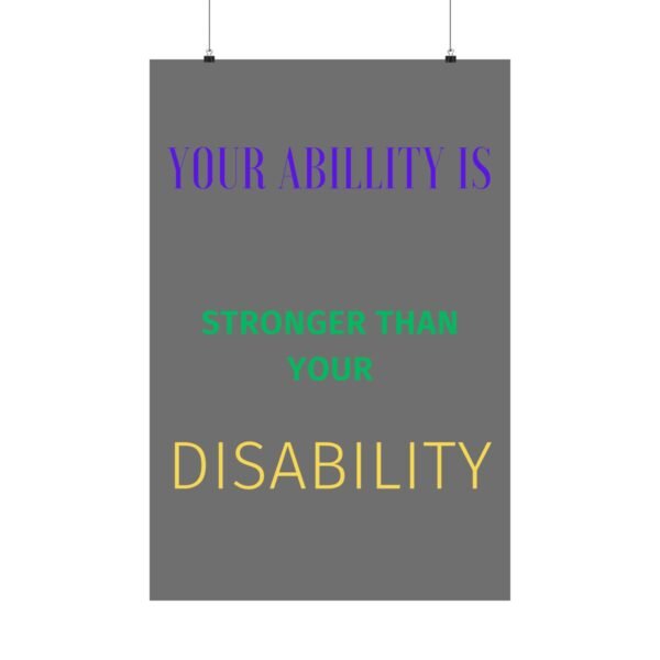 Inspiring Disability Pride Poster | Motivational Wall Art, Empowerment Print, Inspirational Gift, Home Decor, Affirmation Art - Image 69