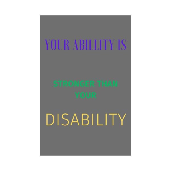 Inspiring Disability Pride Poster | Motivational Wall Art, Empowerment Print, Inspirational Gift, Home Decor, Affirmation Art - Image 26