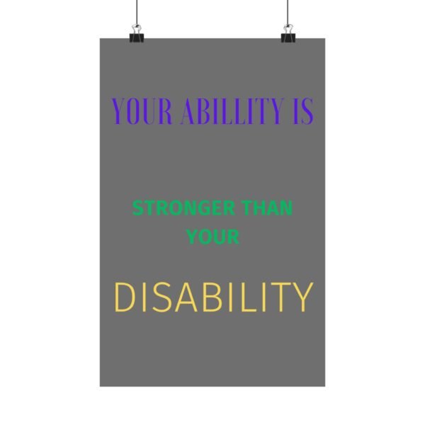 Inspiring Disability Pride Poster | Motivational Wall Art, Empowerment Print, Inspirational Gift, Home Decor, Affirmation Art - Image 25