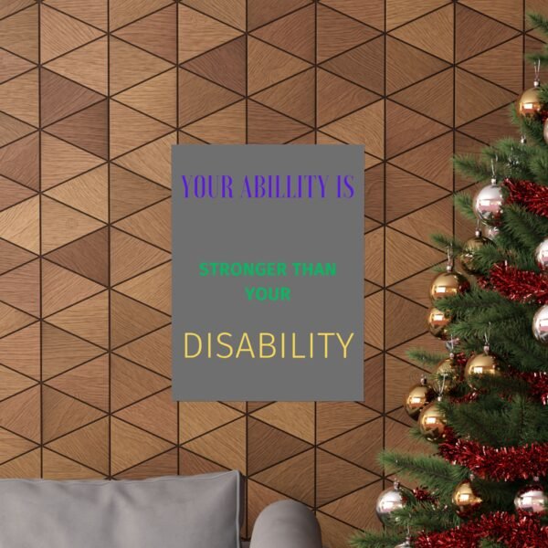 Inspiring Disability Pride Poster | Motivational Wall Art, Empowerment Print, Inspirational Gift, Home Decor, Affirmation Art - Image 60