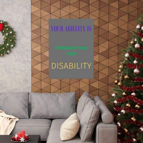 Inspiring Disability Pride Poster | Motivational Wall Art, Empowerment Print, Inspirational Gift, Home Decor, Affirmation Art - Image 76