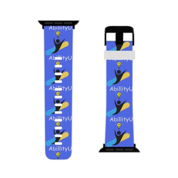 Inspirational Apple Watch Band, AbilityU Design, Fitness Tracker Strap, Motivational Gift, Active Lifestyle Accessory, Unique Watch Strap - Image 2
