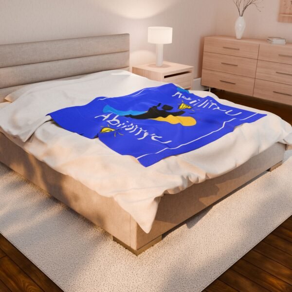 Inspirational Velveteen Plush Blanket for Comfort & Motivation | Cozy Gift for Students, Mindfulness Decor, AbillityU - Image 8