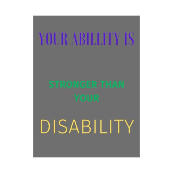 Inspiring Disability Pride Poster | Motivational Wall Art, Empowerment Print, Inspirational Gift, Home Decor, Affirmation Art - Image 78