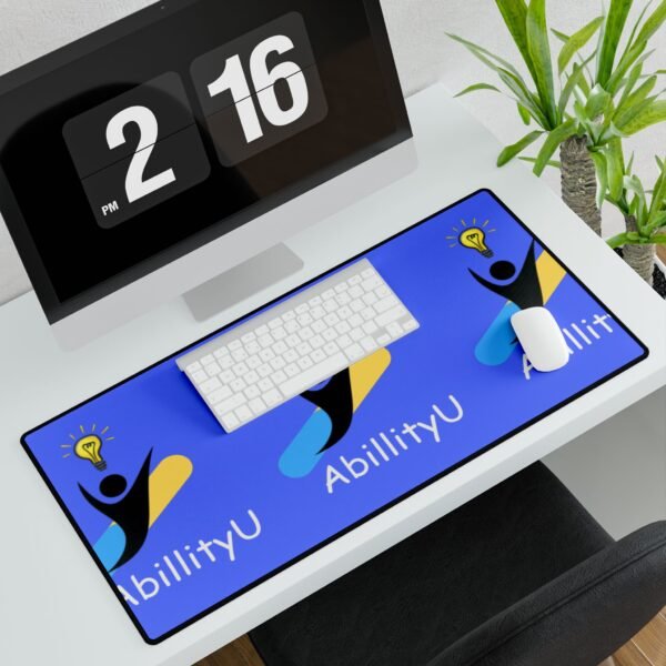 Motivational Desk Mat, Inspirational Office Decor, AbilityU Desk Pad, Creative Workspace Accessory, Gift for Students & Professionals - Image 3