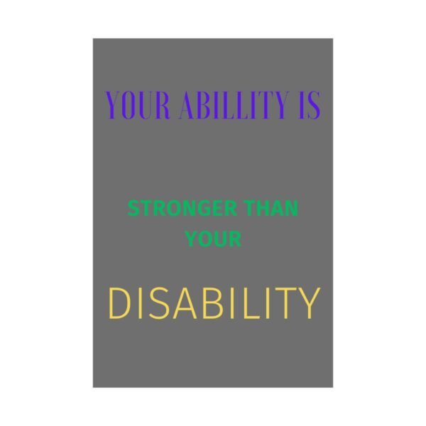 Inspiring Disability Pride Poster | Motivational Wall Art, Empowerment Print, Inspirational Gift, Home Decor, Affirmation Art - Image 22