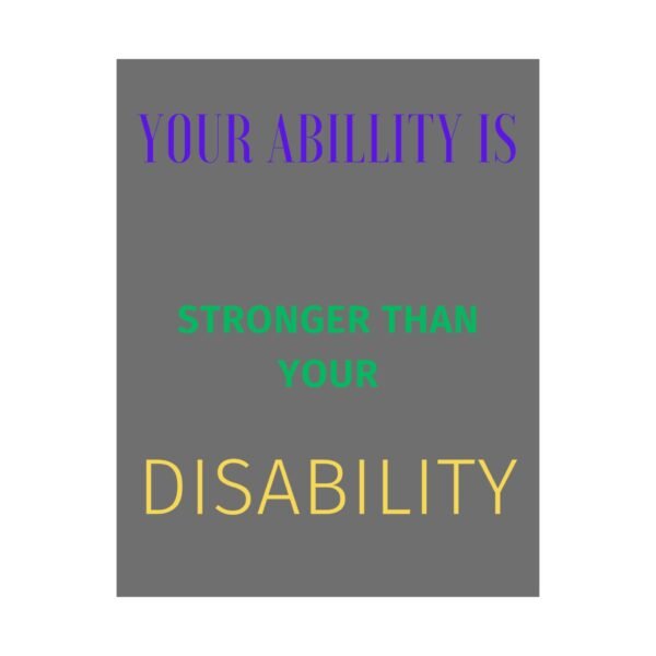 Inspiring Disability Pride Poster | Motivational Wall Art, Empowerment Print, Inspirational Gift, Home Decor, Affirmation Art - Image 18