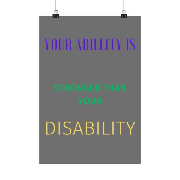 Inspiring Disability Pride Poster | Motivational Wall Art, Empowerment Print, Inspirational Gift, Home Decor, Affirmation Art - Image 21