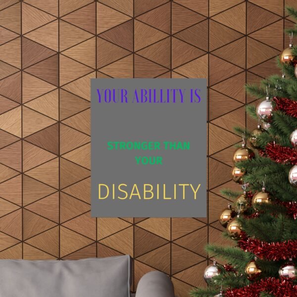 Inspiring Disability Pride Poster | Motivational Wall Art, Empowerment Print, Inspirational Gift, Home Decor, Affirmation Art - Image 64