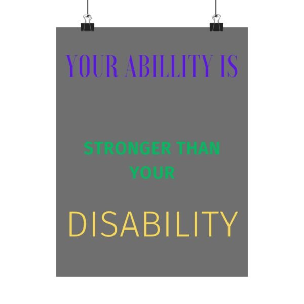 Inspiring Disability Pride Poster | Motivational Wall Art, Empowerment Print, Inspirational Gift, Home Decor, Affirmation Art - Image 13