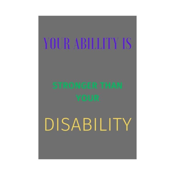 Inspiring Disability Pride Poster | Motivational Wall Art, Empowerment Print, Inspirational Gift, Home Decor, Affirmation Art - Image 38