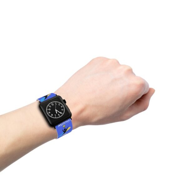 Inspirational Apple Watch Band, AbilityU Design, Fitness Tracker Strap, Motivational Gift, Active Lifestyle Accessory, Unique Watch Strap - Image 3