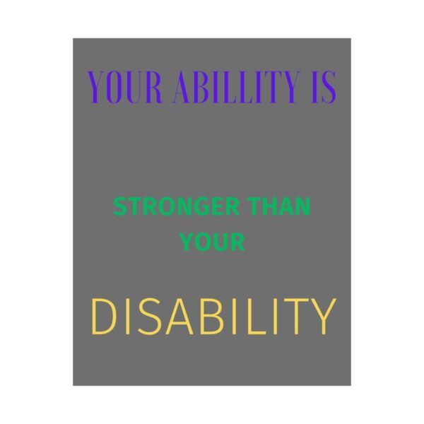 Inspiring Disability Pride Poster | Motivational Wall Art, Empowerment Print, Inspirational Gift, Home Decor, Affirmation Art - Image 46