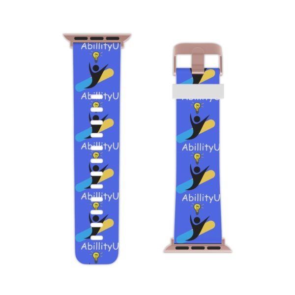 Inspirational Apple Watch Band, AbilityU Design, Fitness Tracker Strap, Motivational Gift, Active Lifestyle Accessory, Unique Watch Strap - Image 5