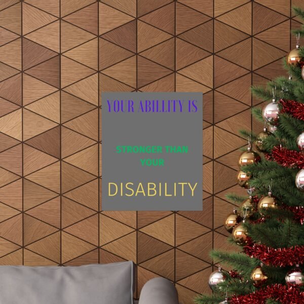 Inspiring Disability Pride Poster | Motivational Wall Art, Empowerment Print, Inspirational Gift, Home Decor, Affirmation Art - Image 56