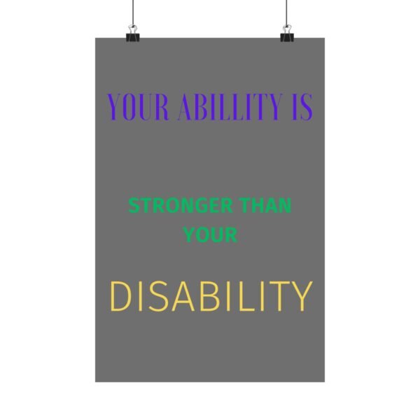 Inspiring Disability Pride Poster | Motivational Wall Art, Empowerment Print, Inspirational Gift, Home Decor, Affirmation Art - Image 33