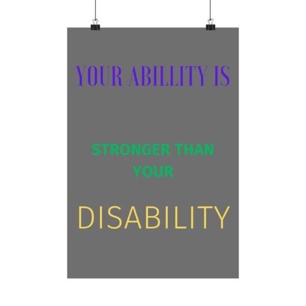 Inspiring Disability Pride Poster | Motivational Wall Art, Empowerment Print, Inspirational Gift, Home Decor, Affirmation Art - Image 37