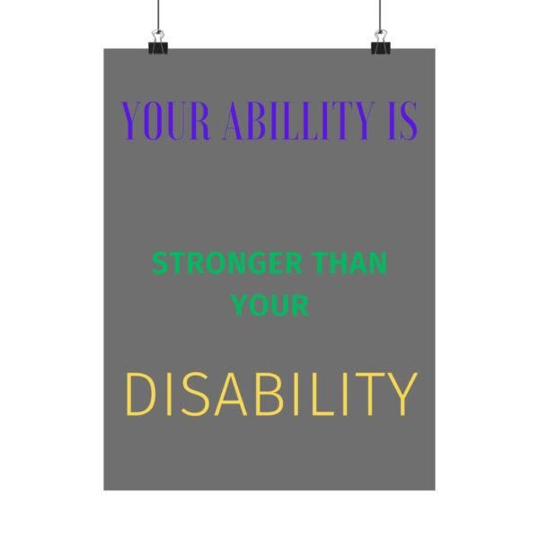 Inspiring Disability Pride Poster | Motivational Wall Art, Empowerment Print, Inspirational Gift, Home Decor, Affirmation Art - Image 29