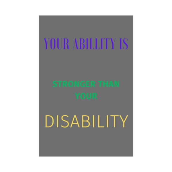 Inspiring Disability Pride Poster | Motivational Wall Art, Empowerment Print, Inspirational Gift, Home Decor, Affirmation Art - Image 70