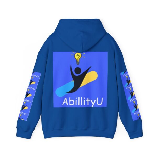 Unisex Hooded Sweatshirt with AbillityU Design, Motivational Hoodie for Casual Wear, Gift for Students, School Spirit Wear, Cozy Sweatshirt - Image 26