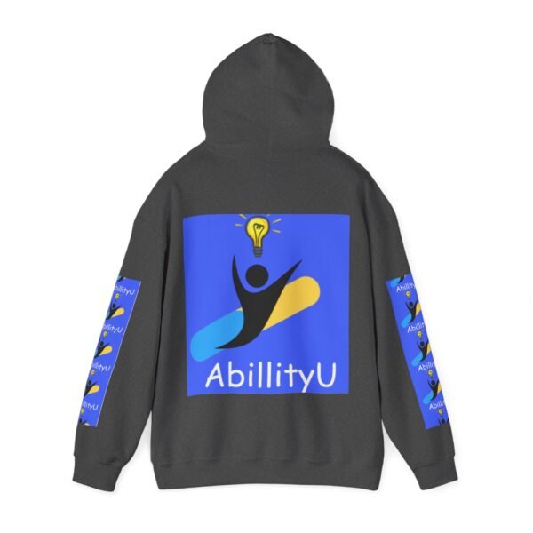 Unisex Hooded Sweatshirt with AbillityU Design, Motivational Hoodie for Casual Wear, Gift for Students, School Spirit Wear, Cozy Sweatshirt - Image 15
