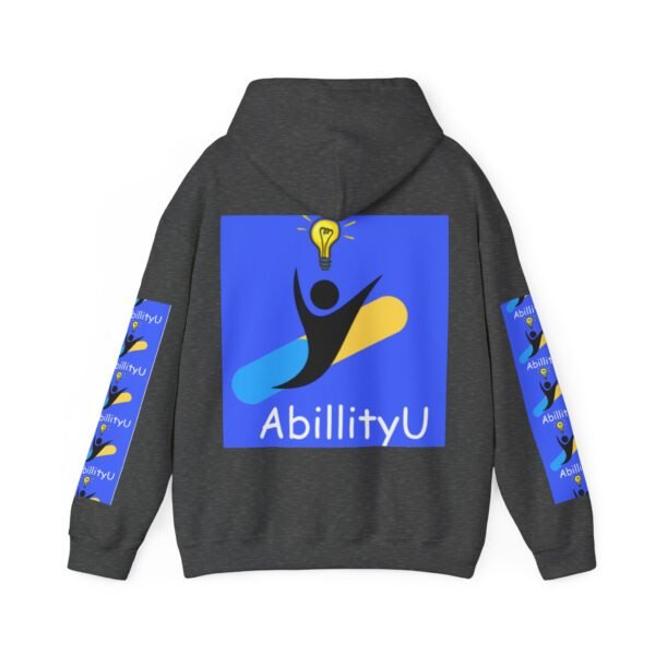 Unisex Hooded Sweatshirt with AbillityU Design, Motivational Hoodie for Casual Wear, Gift for Students, School Spirit Wear, Cozy Sweatshirt - Image 14
