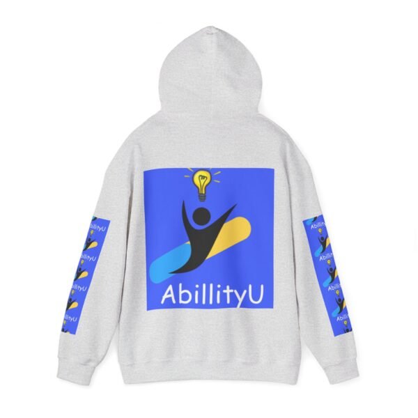 Unisex Hooded Sweatshirt with AbillityU Design, Motivational Hoodie for Casual Wear, Gift for Students, School Spirit Wear, Cozy Sweatshirt - Image 7