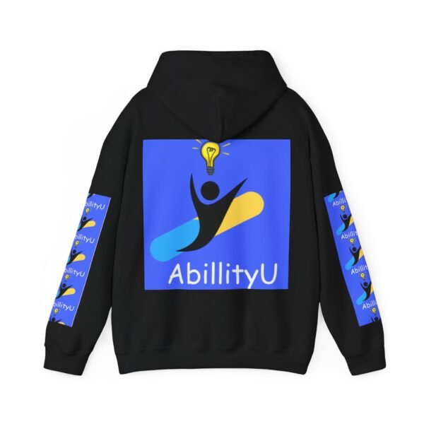 Unisex Hooded Sweatshirt with AbillityU Design, Motivational Hoodie for Casual Wear, Gift for Students, School Spirit Wear, Cozy Sweatshirt - Image 10