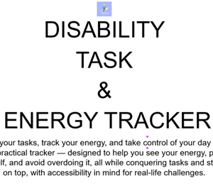 TASK/ENERGY TRACKER (PDF)