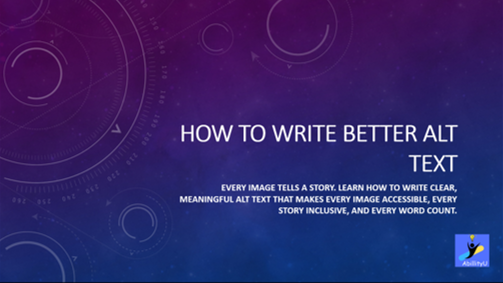 How to Write Better Alt Text